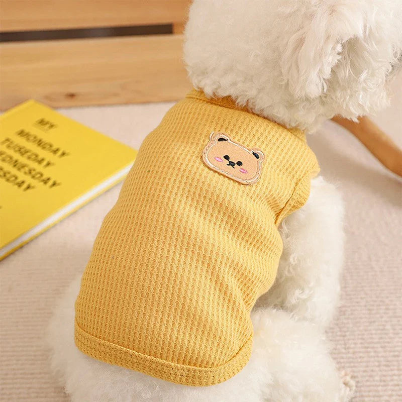 Dog Vest Pet Cat Clothing Four Colors Of Polyester Fabric